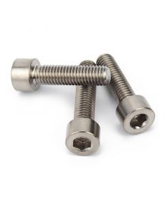 Titanium Alloy Screws M3 Allen Pure Ti Smooth Cap Head Hexagon Socket Bolt 0.5mm Thread Pitch